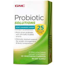 Probiotic Suport Pentru Controlul Greutatii 25 Miliarde Culturi Vii (CFU) 30cps vegetale GNC