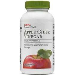 Otet din Cidru de Mere (Apple Cider Vinegar) Super Foods 120tb GNC