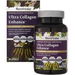 Ultra Collagen Enhance (Colagen BioCell 1000mg cu Acid Hialuronic) ResVitale 90cps GNC
