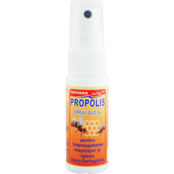 Propolis Spray Bucal pentru Respiratie Proaspata si Igiena Buco-Faringiana 30ml FAVISAN