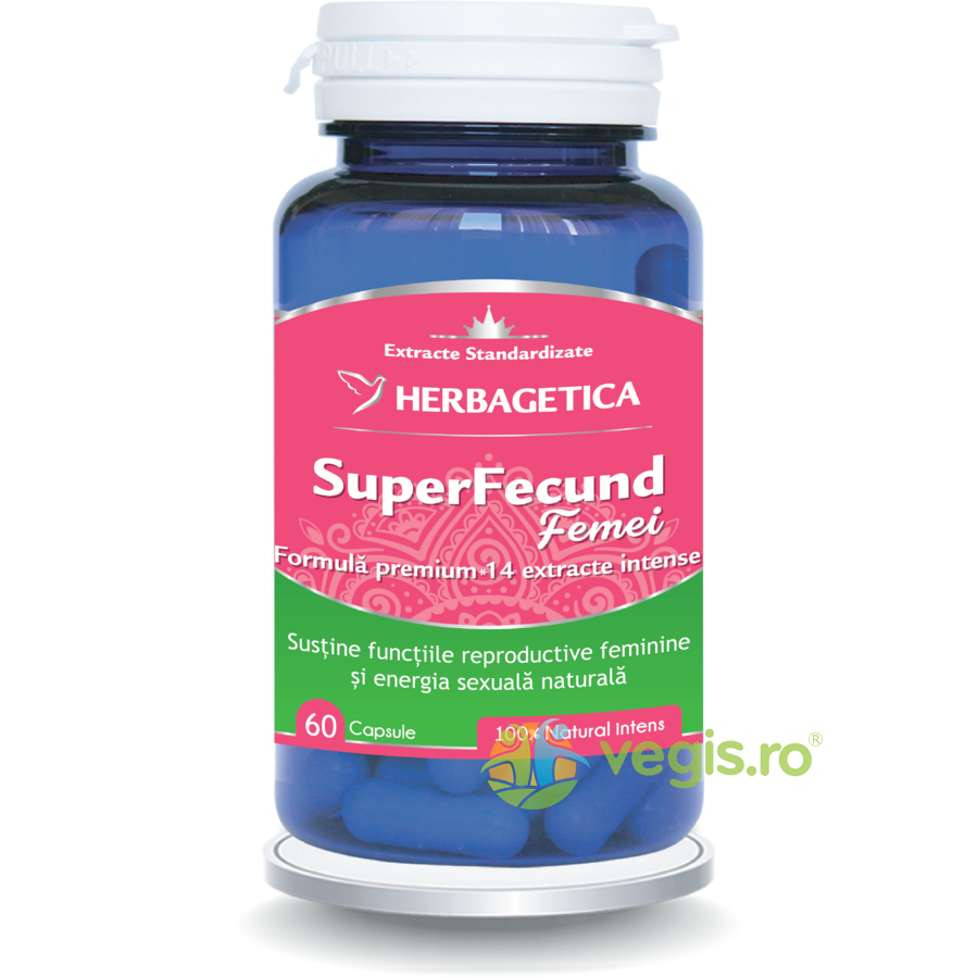 Super Fecund Femei 60cps Herbagetica