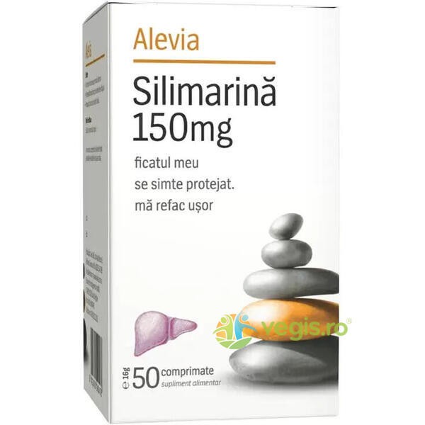 Silimarina 150mg 50comprimate, ALEVIA, Capsule, Comprimate, 1, Vegis.ro
