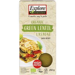 Lasagna din Linte Verde Fara Gluten Ecologica/Bio 250g EXPLORE CUISINE
