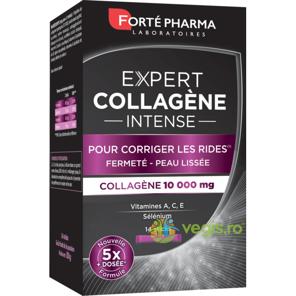 Expert Collagen Intense 14 plicuri, FORTEPHARMA, Pulberi & Pudre, 1, Vegis.ro