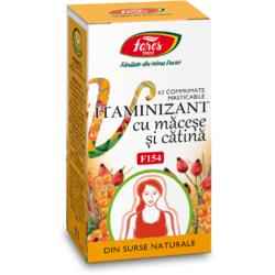 Vitaminizant Macese si Catina (F154) 63cpr masticabile FARES