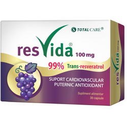 Resvida (Trans-Resveratrol) 100mg 30cps COSMOPHARM