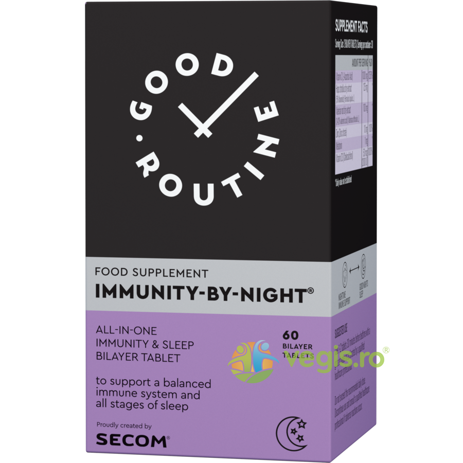 Immunity By Night 60tb dublu-strat Secom, 60tb Capsule, Comprimate