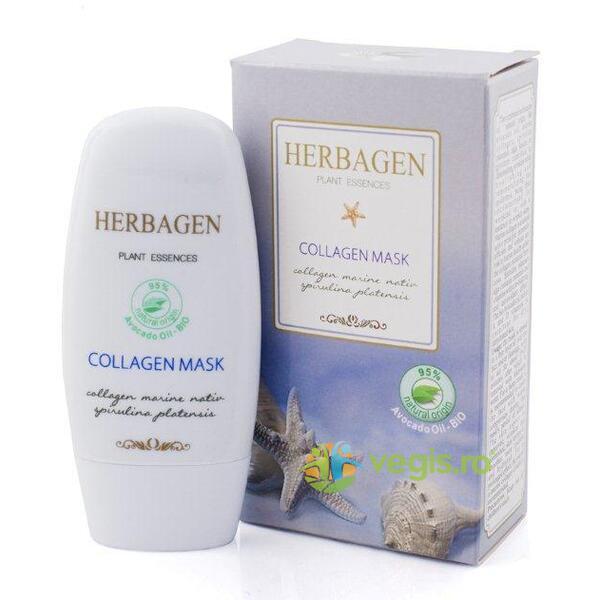 Masca Colagen+Spirulina Bio 50ml, HERBAGEN, Cosmetice ten, 1, Vegis.ro