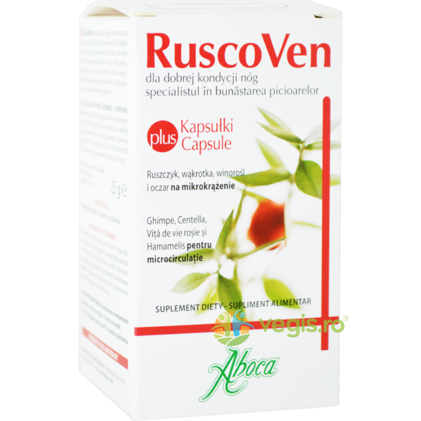 RuscoVen Plus  50cps, ABOCA, Capsule, Comprimate, 1, Vegis.ro