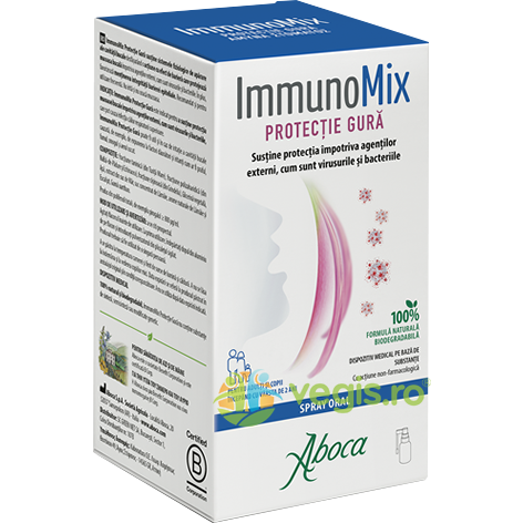 ImmunoMix Spray Oral Protectie Gura 30ml, ABOCA, Igiena bucala, 1, Vegis.ro