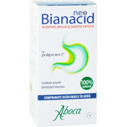 NeoBianacid pentru Aciditate, Reflux si Digestie Dificila 14cps ABOCA