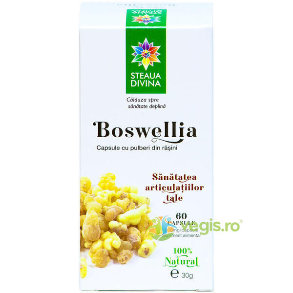 Boswellia 60cps, STEAUA DIVINA, Capsule, Comprimate, 1, Vegis.ro