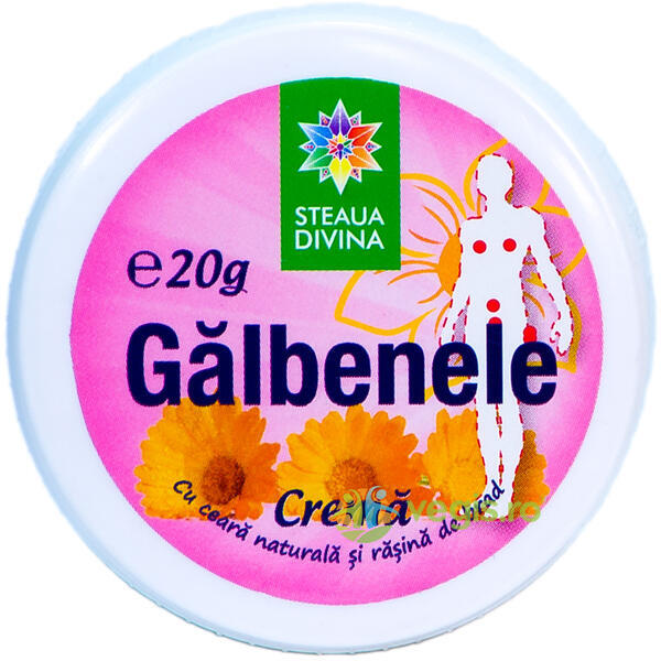 Crema cu Galbenele 20g, STEAUA DIVINA, Unguente, Geluri Naturale, 1, Vegis.ro