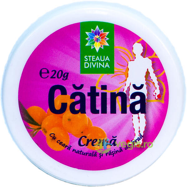 Crema cu Catina 20g, STEAUA DIVINA, Unguente, Geluri Naturale, 1, Vegis.ro