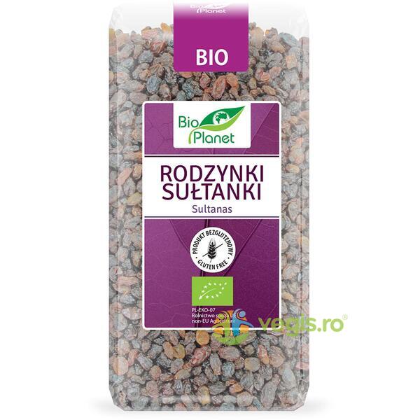 Stafide Sultana fara Gluten Ecologice/Bio 400g, BIO PLANET, Fructe uscate, 1, Vegis.ro