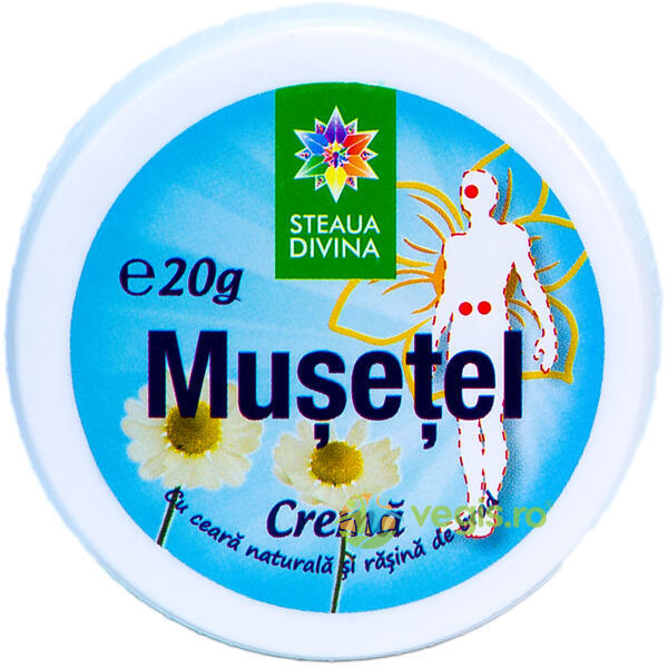Crema de Musetel 20g, STEAUA DIVINA, Unguente, Geluri Naturale, 1, Vegis.ro
