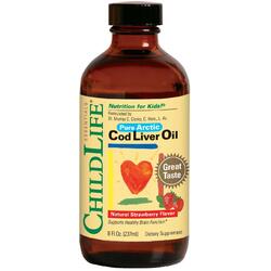 Cod Liver Oil Pentru Copii (Ulei din ficat de cod) 237ml Secom, CHILD LIFE ESSENTIALS