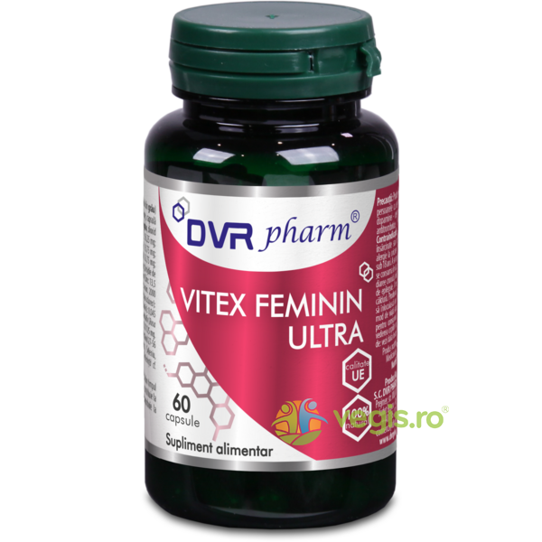 Vitex Feminin Ultra 60cps, DVR PHARM, Capsule, Comprimate, 1, Vegis.ro