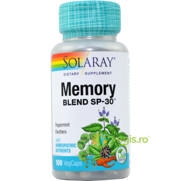 Memory Blend 100cps Secom,, SOLARAY, Capsule, Comprimate, 1, Vegis.ro