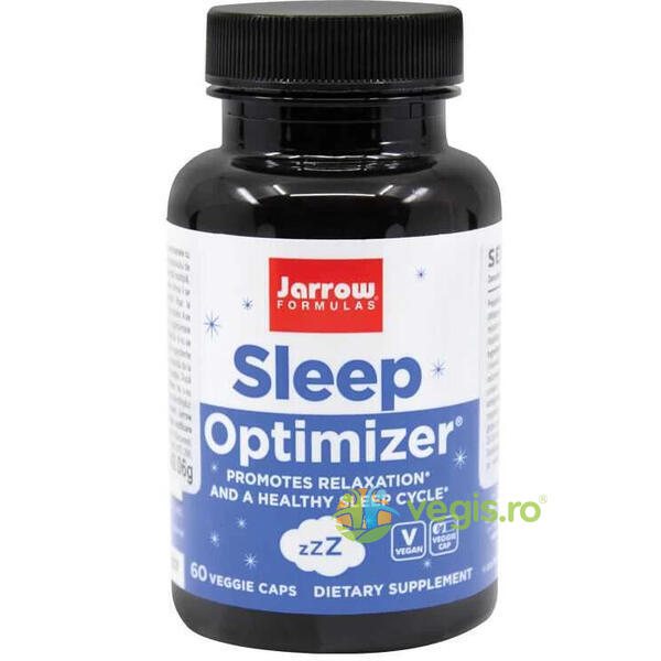 Sleep Optimizer 60cps Secom,, JARROW FORMULAS, Capsule, Comprimate, 2, Vegis.ro