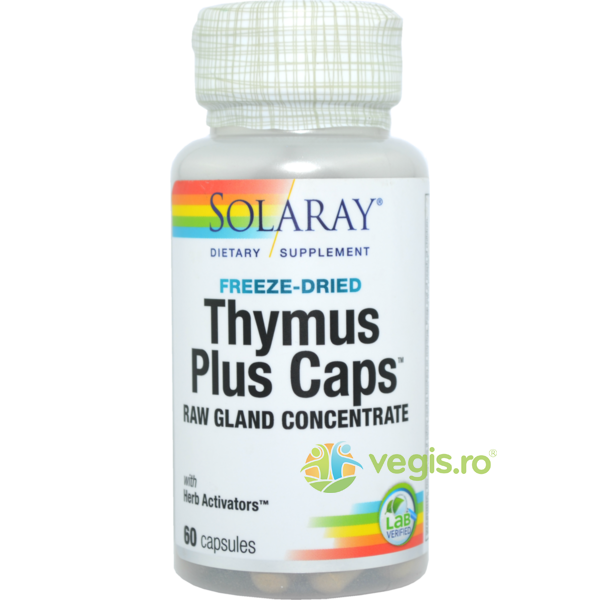 Thymus Plus Caps 60cps Secom,, SOLARAY, Imunitate, 1, Vegis.ro