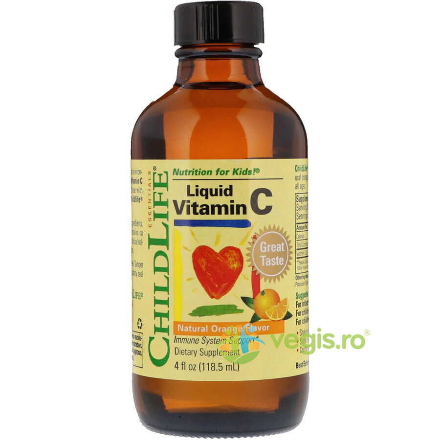 Vitamina C 250mg Pentru Copii 118ml Secom,
