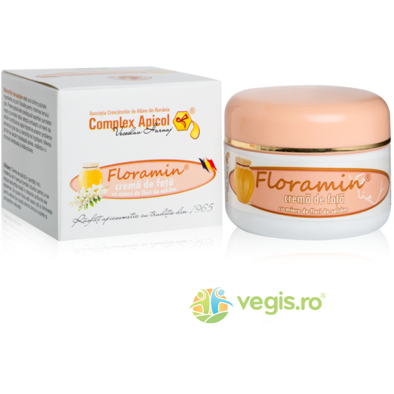 Crema de Fata cu Miere Floramin 50ml, COMPLEX APICOL, Cosmetice ten, 1, Vegis.ro