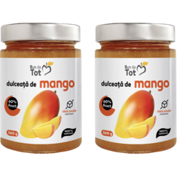 Pachet Dulceata de Mango fara Zahar 360g+360g BUN DE TOT