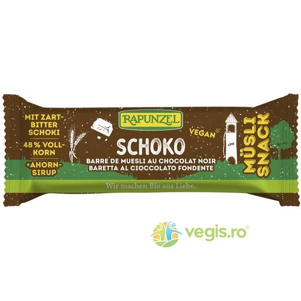 Musli Snack cu Ciocolata Vegan Ecologic/Bio 50g, RAPUNZEL, Batoane cereale, 1, Vegis.ro