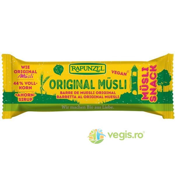 Musli Snack Original Ecologic/Bio 50g, RAPUNZEL, Batoane cereale, 1, Vegis.ro