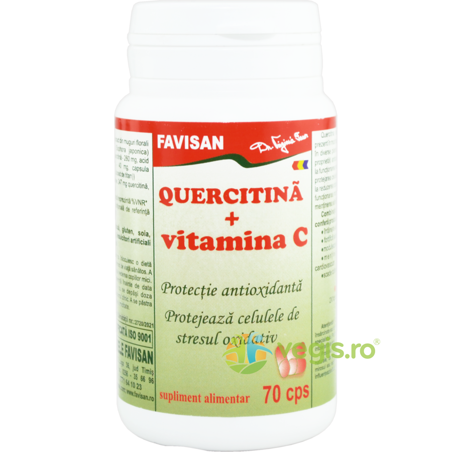 Quercitina + Vitamina C 70cps (Multivitamine Suplimente