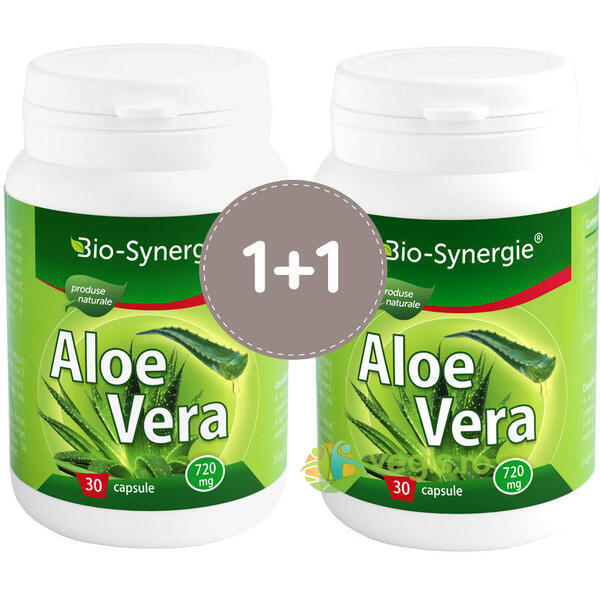 Pachet Aloe Vera 30cps+30cps, BIO-SYNERGIE ACTIV, Pachete 1+1, 1, Vegis.ro