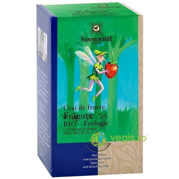 Ceai din Fructe de Fragute Ecologic/Bio 18dz, SONNENTOR, Ceaiuri doze, 1, Vegis.ro