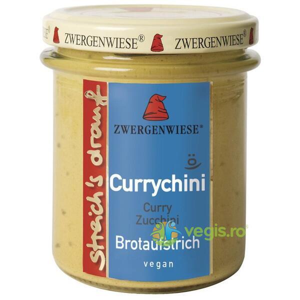 Crema Tartinabila Vegetala Currychini cu Curry si Zucchini fara Gluten Ecologica/Bio 160g, ZWERGENWIESE, Creme tartinabile, 1, Vegis.ro