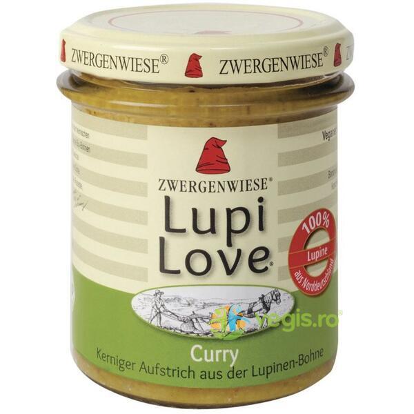 Crema Tartinabila din Lupin si Curry fara Gluten Lupi Love Ecologica/Bio 165g, ZWERGENWIESE, Creme tartinabile, 1, Vegis.ro