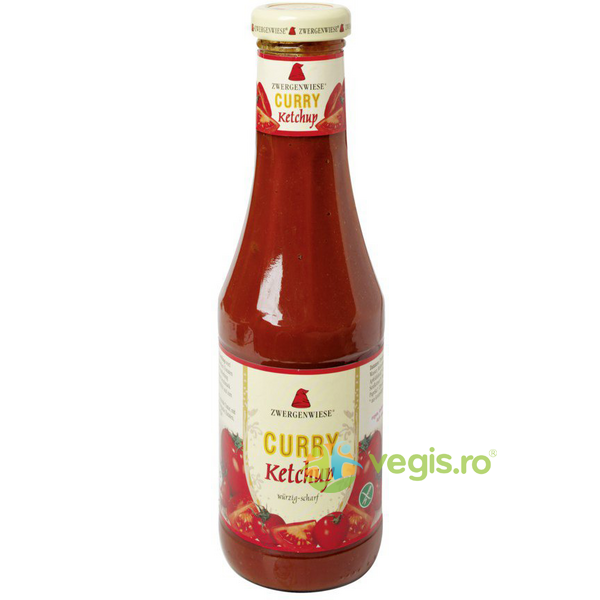 Ketchup Curry fara Gluten Ecologic/Bio 500ml, ZWERGENWIESE, Alimente BIO/ECO, 1, Vegis.ro
