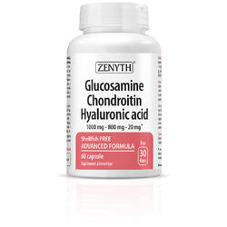 Glucosamine Chondroitin Hyaluronic Acid 1000mg-800mg-20mg 60cps ZENYTH PHARMA