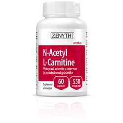 N-Acetyl L-Carnitine 550mg 60cps ZENYTH PHARMA