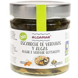 Escabeche de Legume cu Alge Marinate Ecologice/Bio 190g ALGAMAR