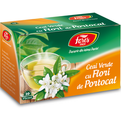 Ceai Verde cu Flori de Portocal 20dz FARES
