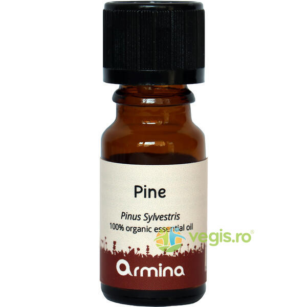 Ulei Esential de Pin (Pinus Sylvestris) Ecologic/Bio 10ml, ARMINA, Uleiuri esentiale, 1, Vegis.ro