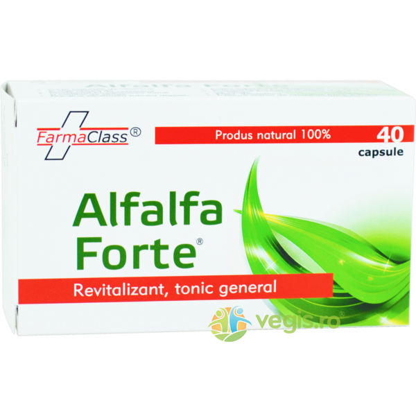 Alfalfa Forte 40cps, FARMACLASS, Capsule, Comprimate, 1, Vegis.ro