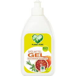 Detergent Gel de Vase cu Portocale Rosii Ecologic/Bio 500ml PLANET PURE