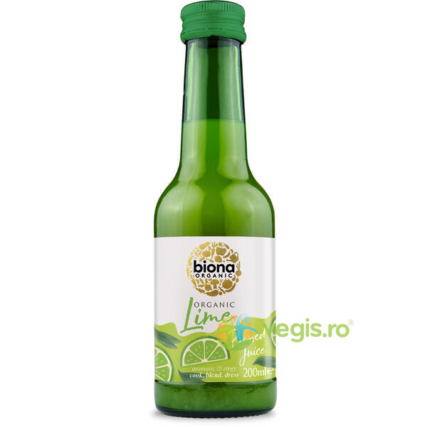 Suc de Lime Pur Ecologic/Bio 200ml, BIONA, Sucuri, Siropuri, Bauturi, 1, Vegis.ro