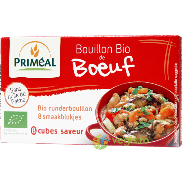 Concentrat pentru Supa de Vita Ecologic/Bio 8buc, PRIMEAL, Condimente, 2, Vegis.ro