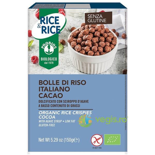 Bilute de Orez cu Cacao fara Gluten Ecologice/Bio 150g, PROBIOS, Fulgi, Musli, 1, Vegis.ro