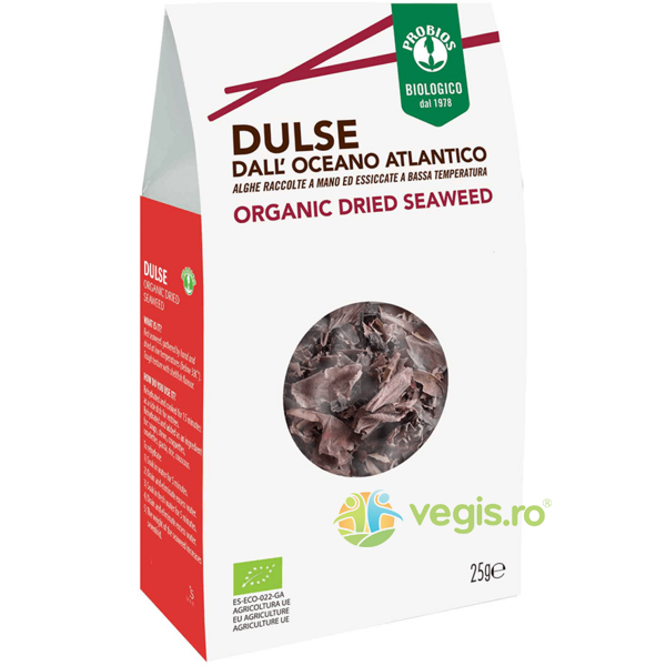 Alge Dulse Ecologice/Bio 25g, PROBIOS, Alimente BIO/ECO, 1, Vegis.ro