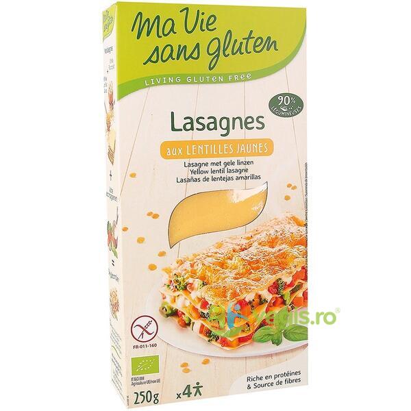 Foi de Lasagna din Linte Galbena fara Gluten Ecologica/Bio 250g, MA VIE SANS GLUTEN, Paste, 1, Vegis.ro