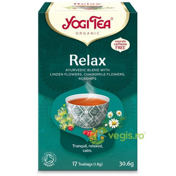 Ceai Calmant (Relax) Ecologic/Bio 17dz, YOGI TEA, Ceaiuri doze, 1, Vegis.ro