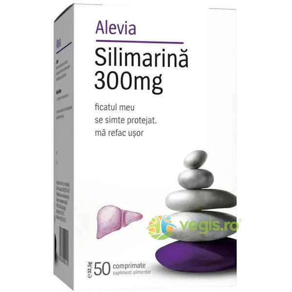 Silimarina 300mg 50cpr, ALEVIA, Remedii Capsule, Comprimate, 1, Vegis.ro